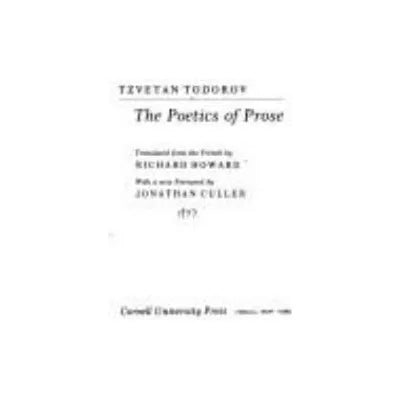 Poetics of Prose