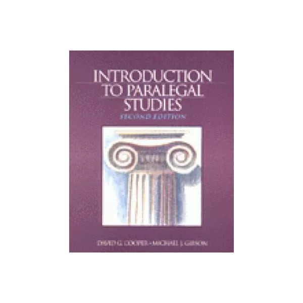 Intro to Paralegal Studies