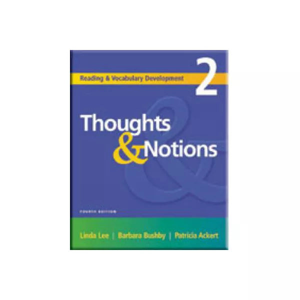 Thoughts &amp; Notions