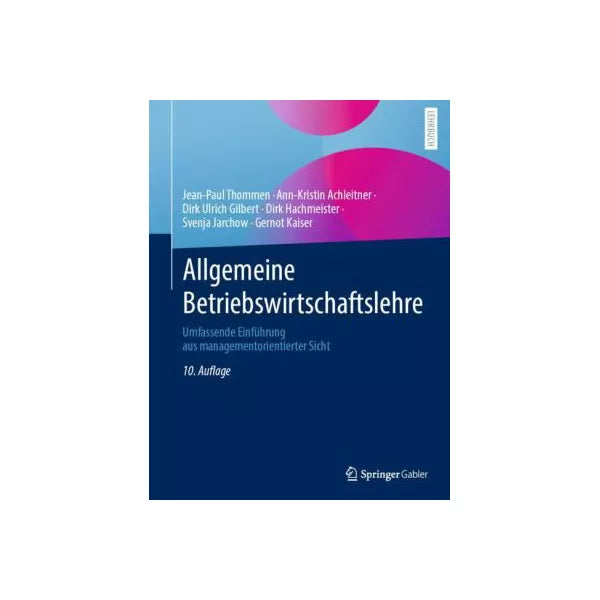 Allgemeine Betriebswirtschaftslehre
